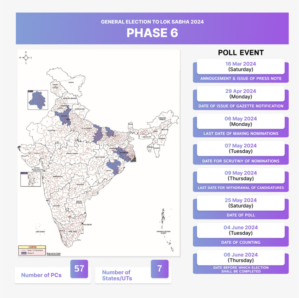 phase-6 india General Elections 2024