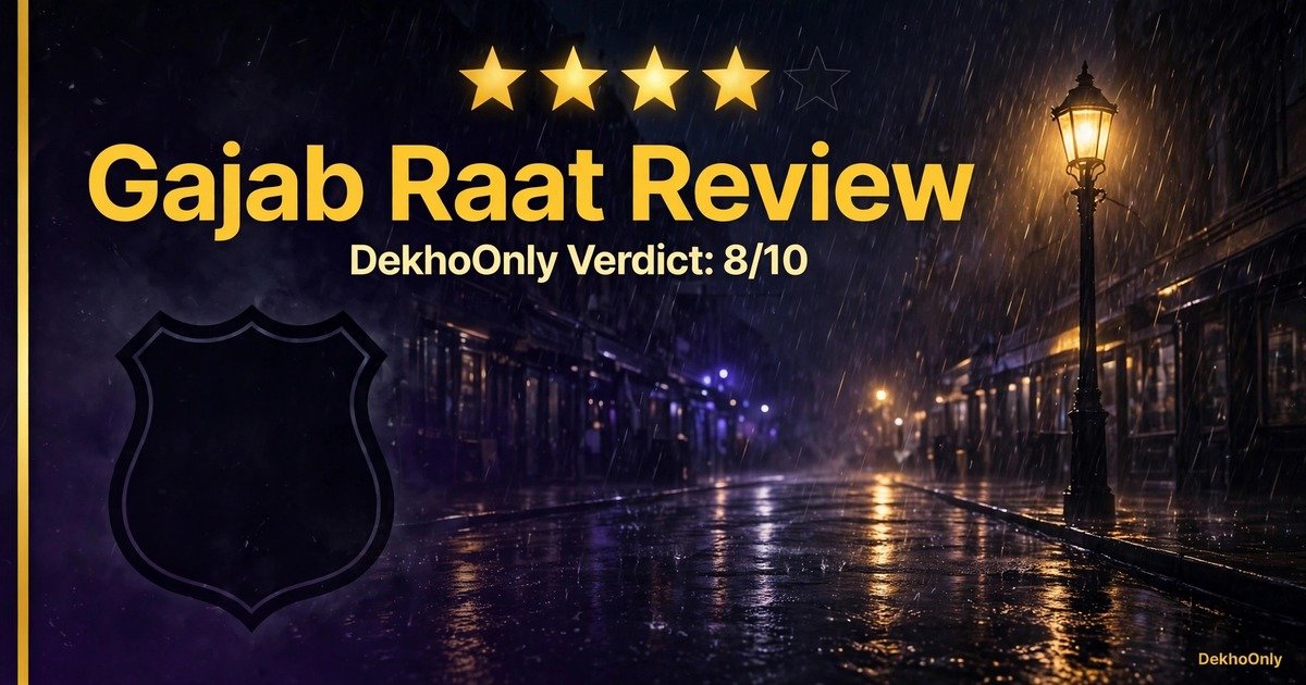 Gajab Raat Review: Ek Raat, Ek Faisla — Honest DekhoOnly Verdict Gajab Raat Review: Ek Raat, Ek Faisla — Honest DekhoOnly Verdict