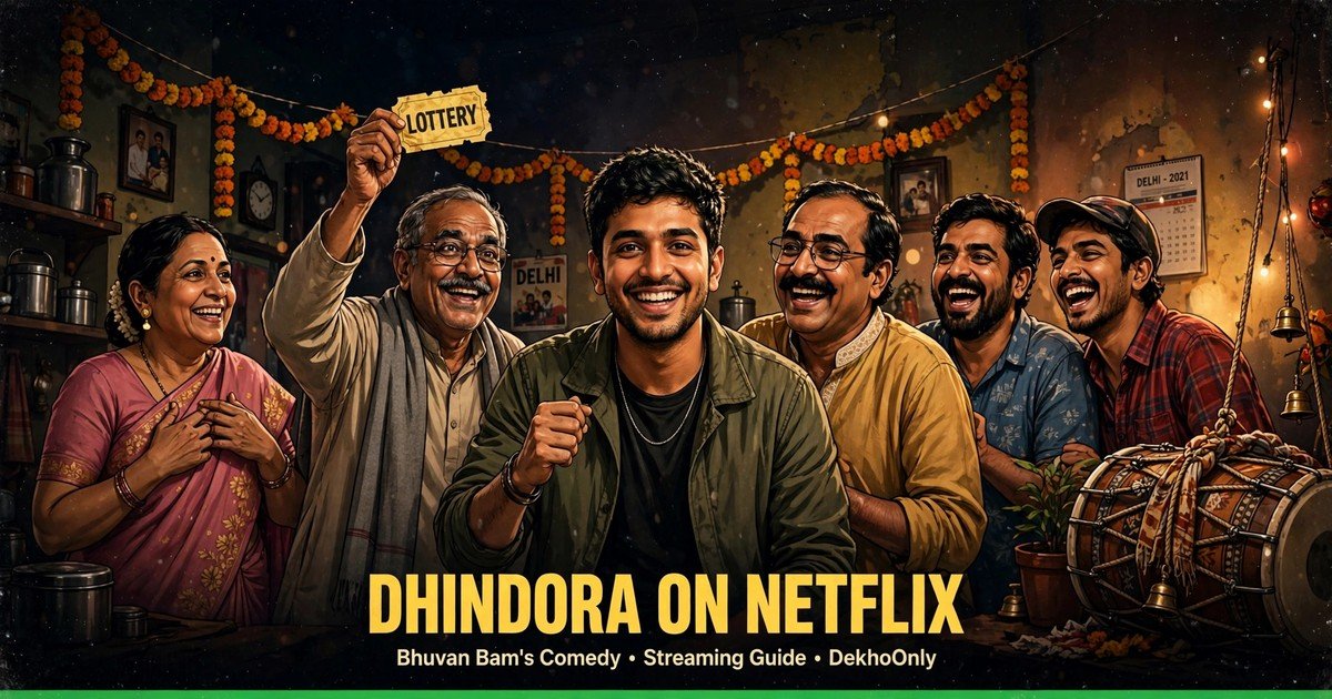 Dhindora Where to Watch: Bhuvan Bam’s Lottery Comedy Lands on Netflix Dhindora Where to Watch: Bhuvan Bam’s Lottery Comedy Lands on Netflix