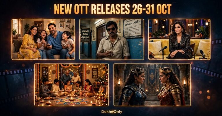 New OTT Releases, 26–31 October 2026: Dhindora, Baththa, Koffee With Karan 9 & More