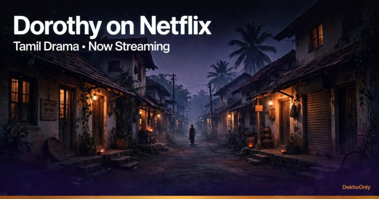Dorothy Movie: Karthik Subbaraj Ki Sabse Bold Film Ab Netflix Par